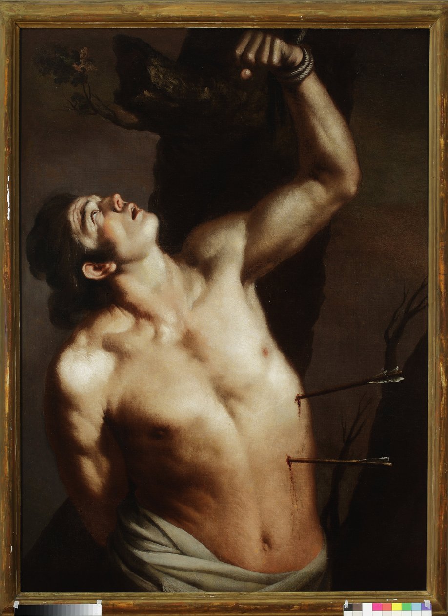 St Sebastian by Salvator (attr. to) Rosa