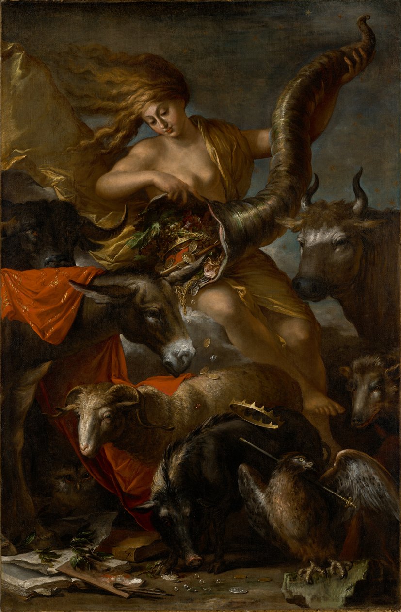Allegory of Fortune by Salvator Rosa