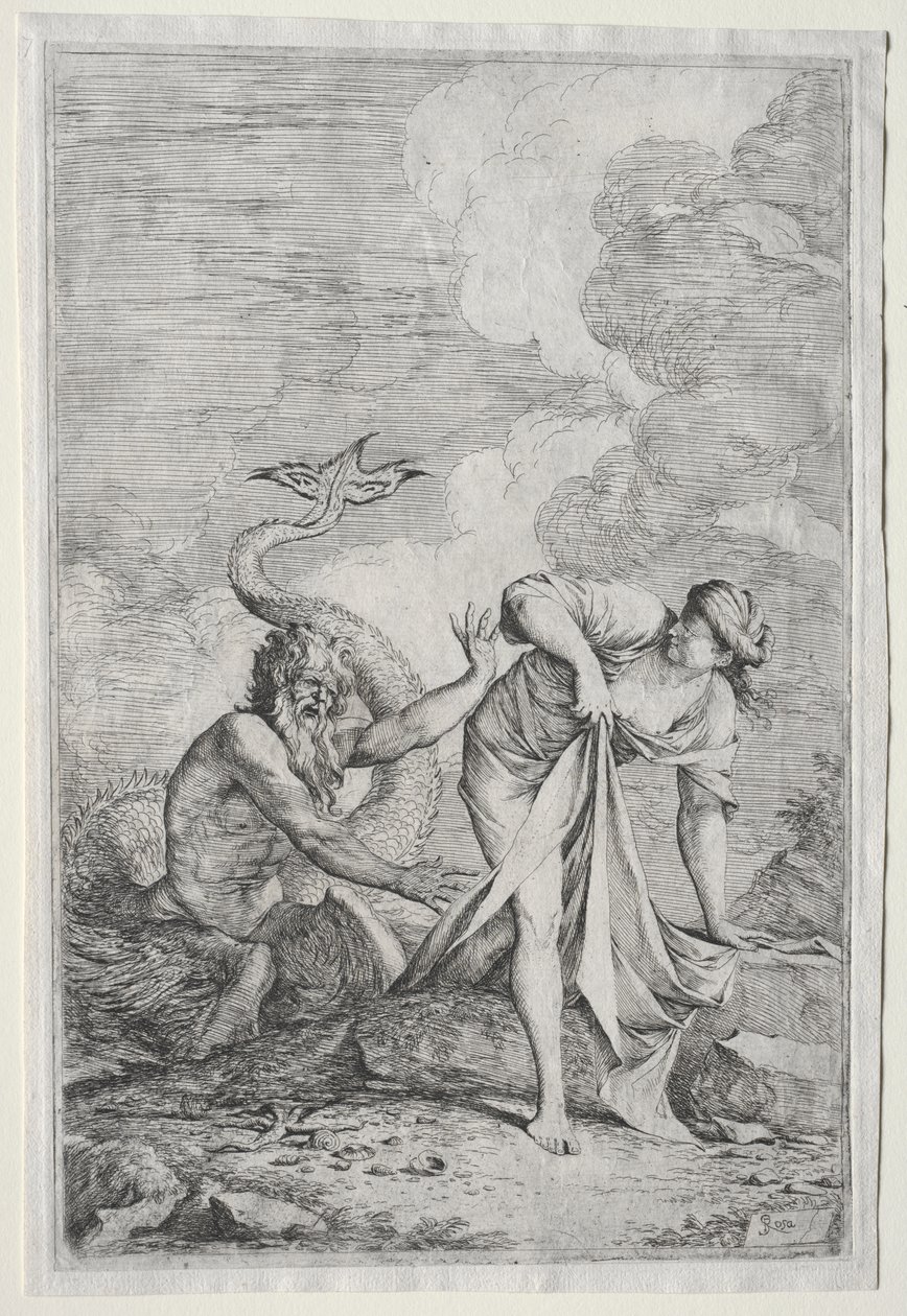 Glaucus and Scylla by Salvator Rosa