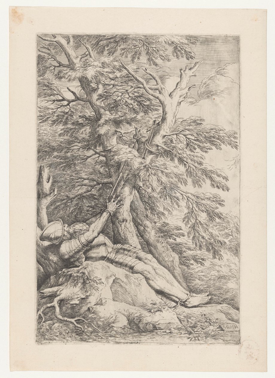 Saint William of Maleval by Salvator Rosa
