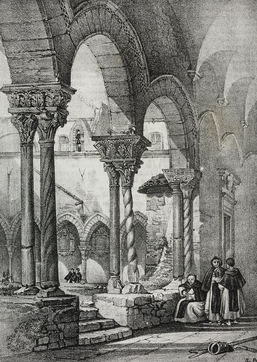 Cloister of Church of Saint Dominic, Palermo by Salvatore Puglia