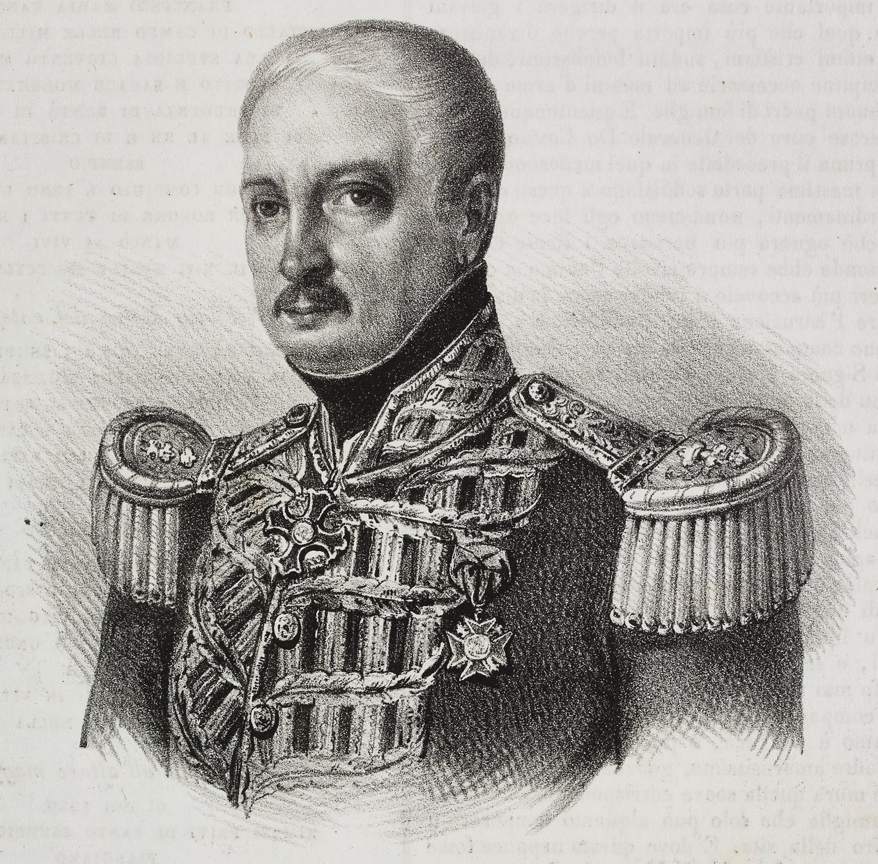 Portrait of Marshal Francesco Maria Tanchi (1773-1843) by Salvatore Puglia