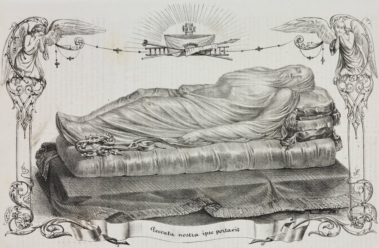Veiled Christ by Giuseppe Sanmartino, Cappella Sansevero, Naples, Campania, Italy by Salvatore Puglia