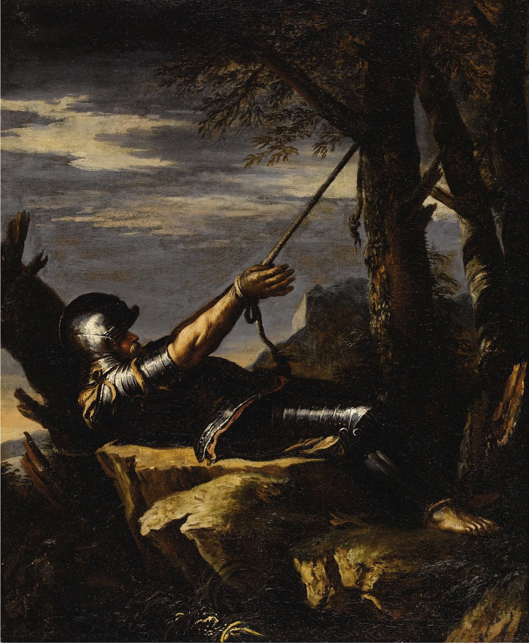 Penitent Saint William of Maleval by Salvatore Rosa