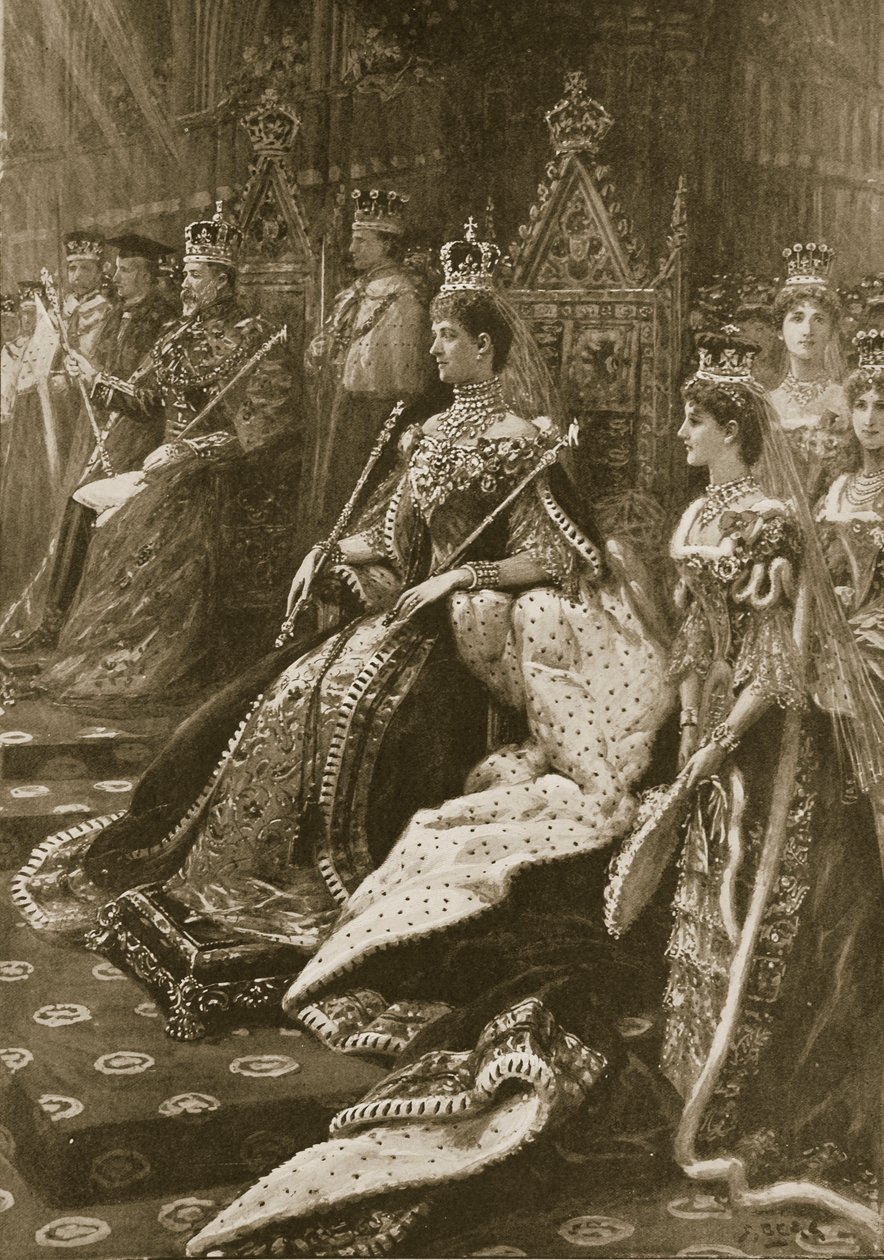 The Coronation Ceremony of 1902: The Position of Alexandra, Queen Consort at her Inthronization, from 