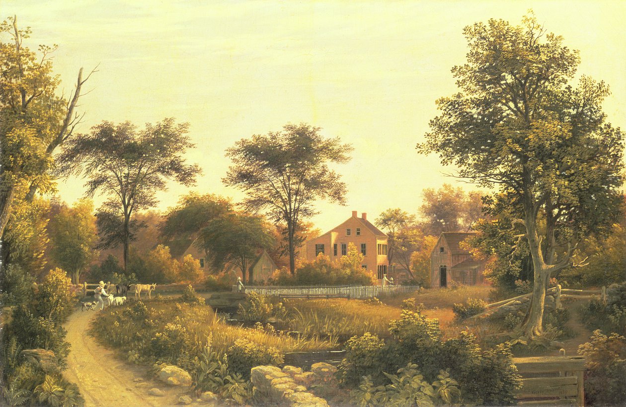 New England Homestead by Samuel Lancaster Gerry