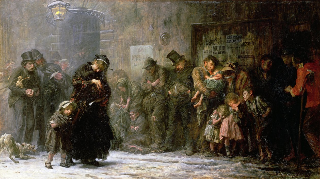 Applicants for Admission to a Casual Ward, 1874 by Samuel Luke Fildes