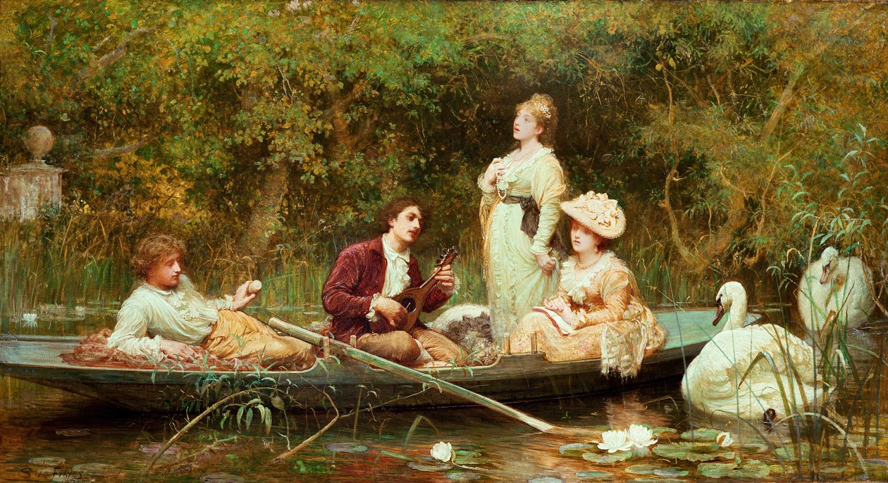 Fair, quiet and sweet rest by Samuel Luke Fildes