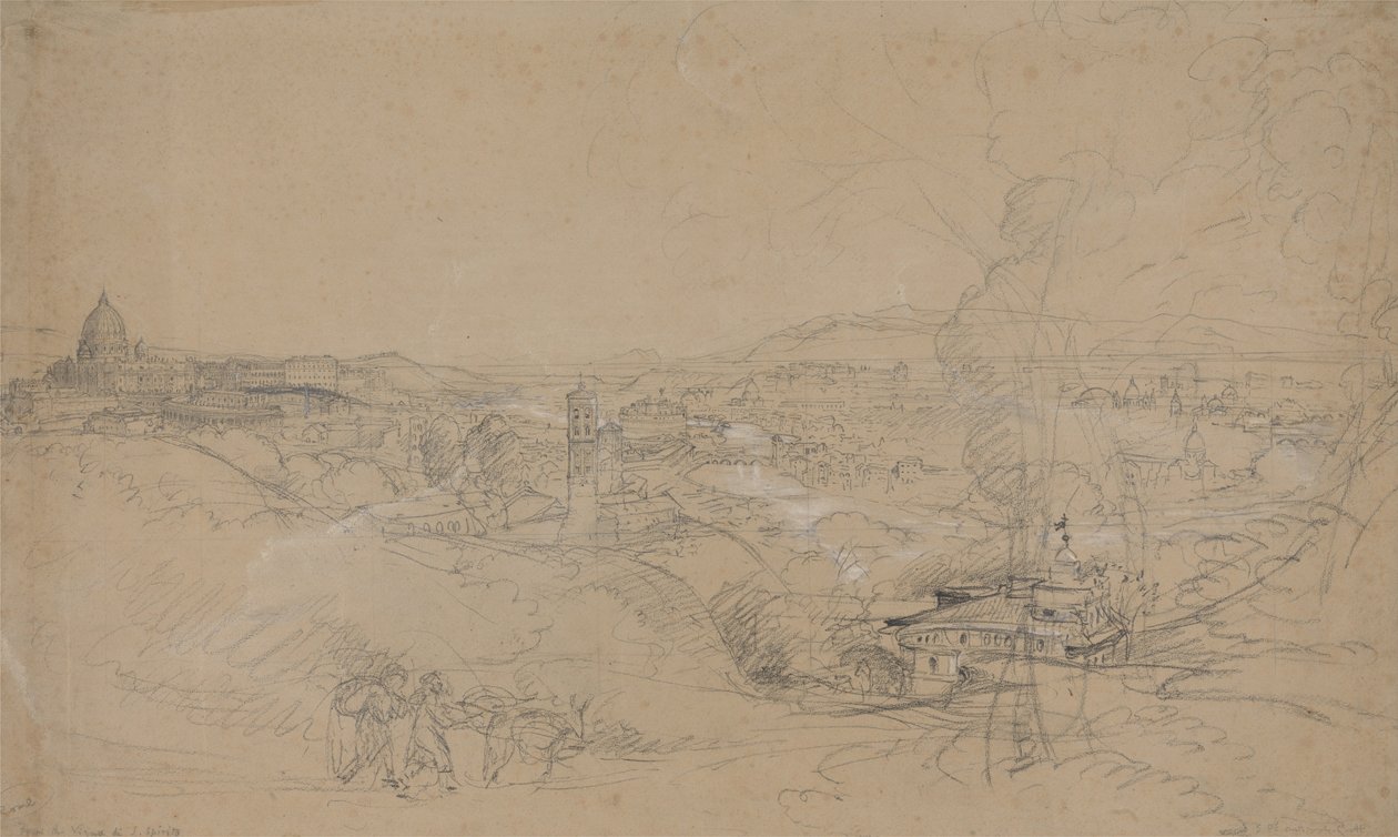 Rome from San Spirito by Samuel Palmer