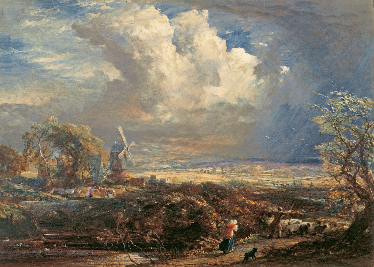 Summer Storm near Pulborough, Sussex by Samuel Palmer