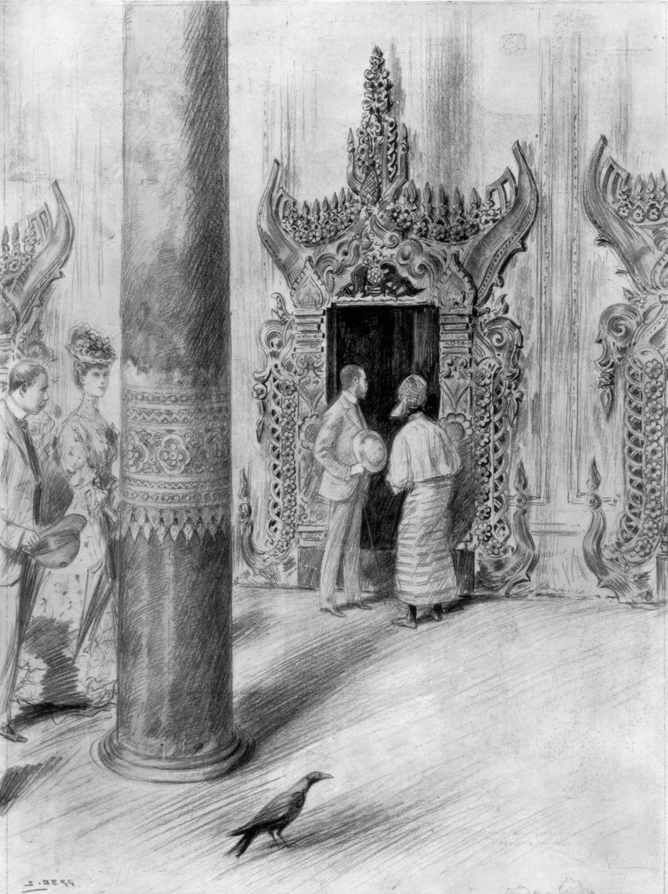 The Prince and Princess of Wales in King Theebaw