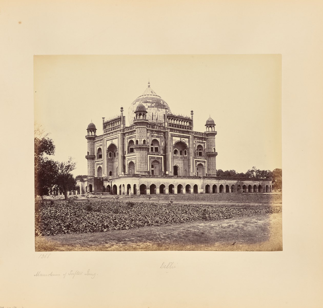 Delhi; The Mausoleum of Safdarjung by Samuel Bourne