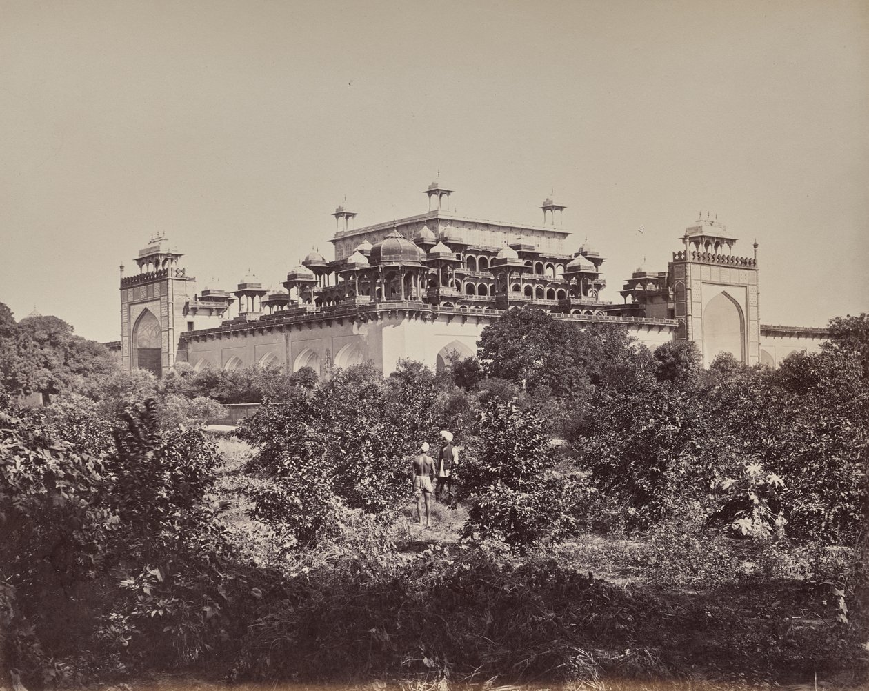 Secundra Near Agra. The Mausoleum of the Emperor Akbar by Samuel Bourne