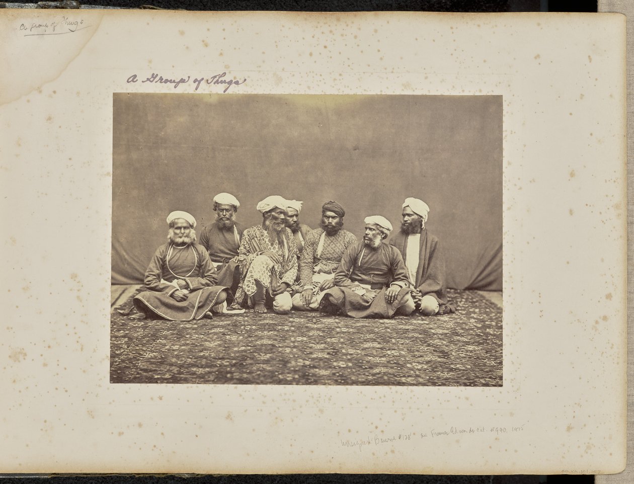 Simla; Group of Thugs by Samuel Bourne