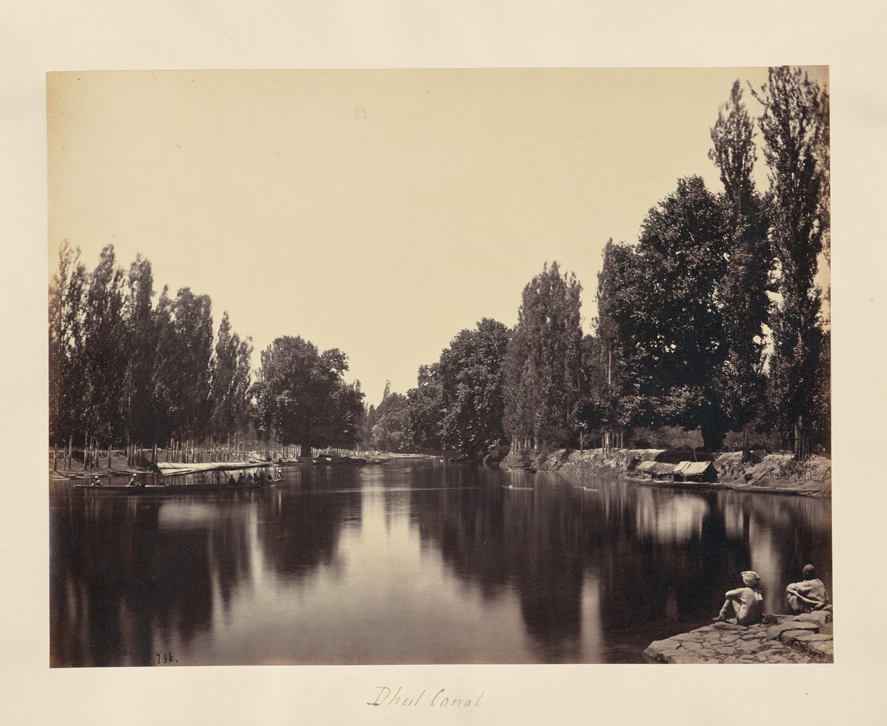 Srinagar; On the Dhul Canal, 1st Reach from City by Samuel Bourne