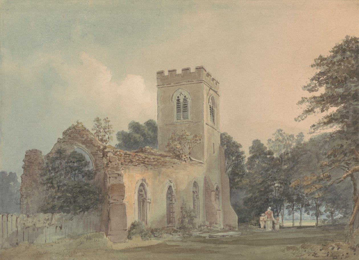 Old Church of St. Lawrence, Ayot St. Lawrence, Hertfordshire by Samuel Davis