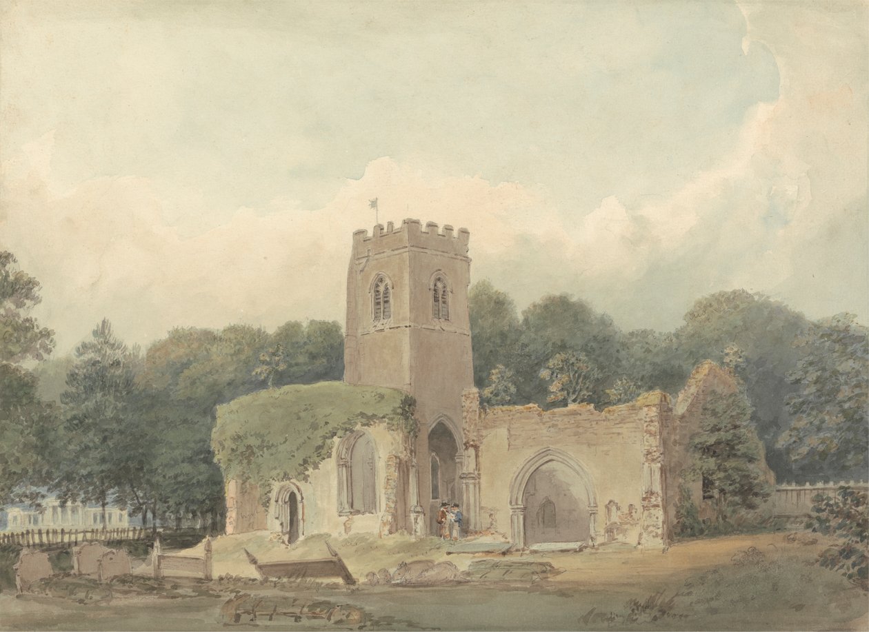 Old Church of St. Lawrence, Ayot St. Lawrence, Hertfordshire by Samuel Davis