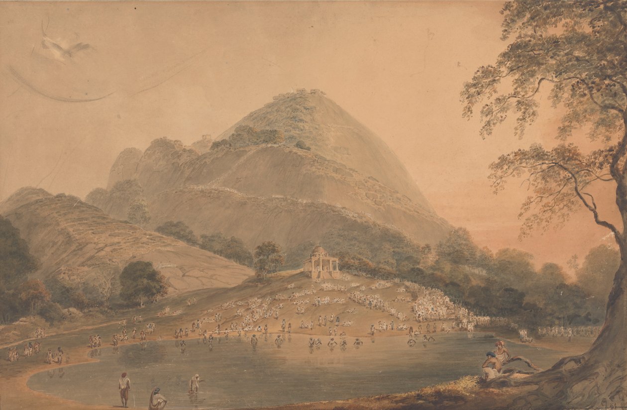 The Annual Resort of Hindoos to Mundar Hill near Bhagalpur by Samuel Davis