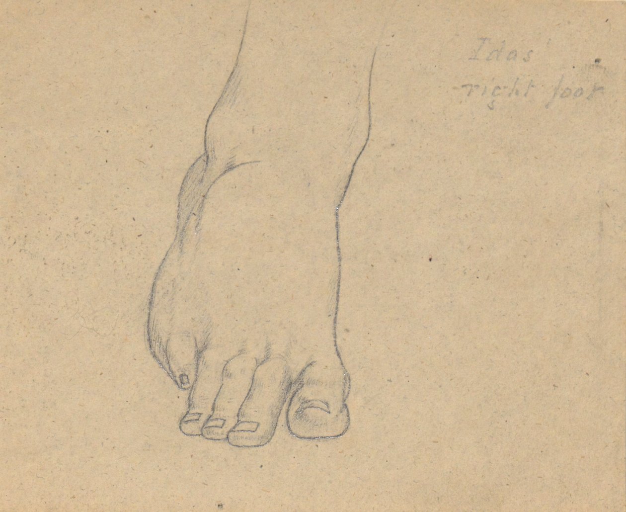 Study for the Judgment of Jupiter (detail) by Samuel Finley Breese Morse
