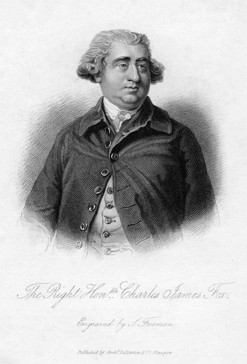 Charles James Fox, Whig statesman by Samuel Freeman