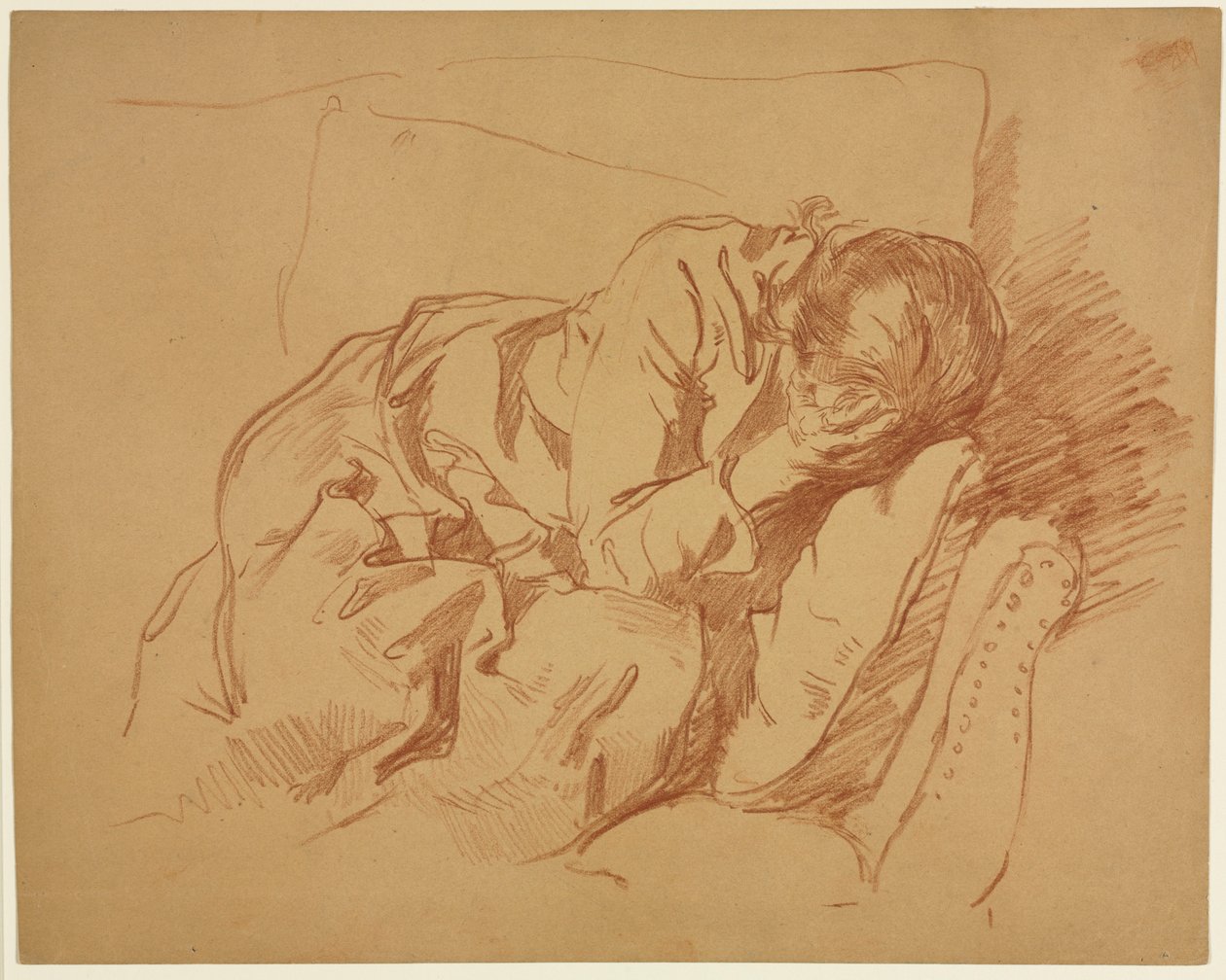 Lamenting Woman Sarah H. Crone, 1880s or 1890s by Samuel H. Crone
