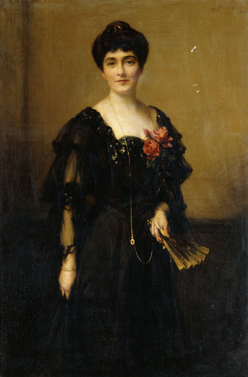 Portrait of Mrs Frederick Ashton Johnson by Samuel Henry William Llewelyn