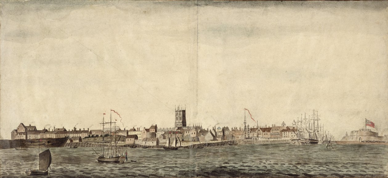 South-East View of Kingston upon Hull by Samuel Heywood