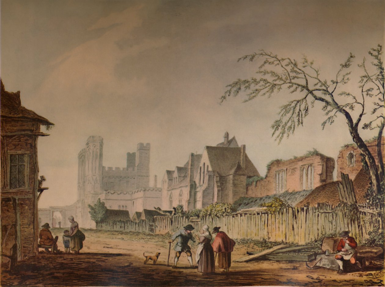 St. Augustines Gate, Canterbury, 18th century, 1935 by Samuel Hieronymous Grimm