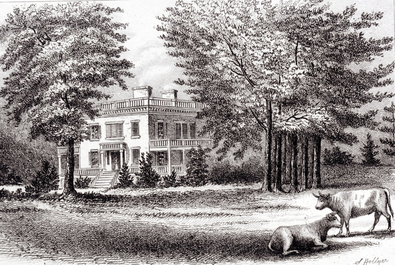 Hamilton Grange, from Old New York, Volume I, 1802 by Samuel Hollyer
