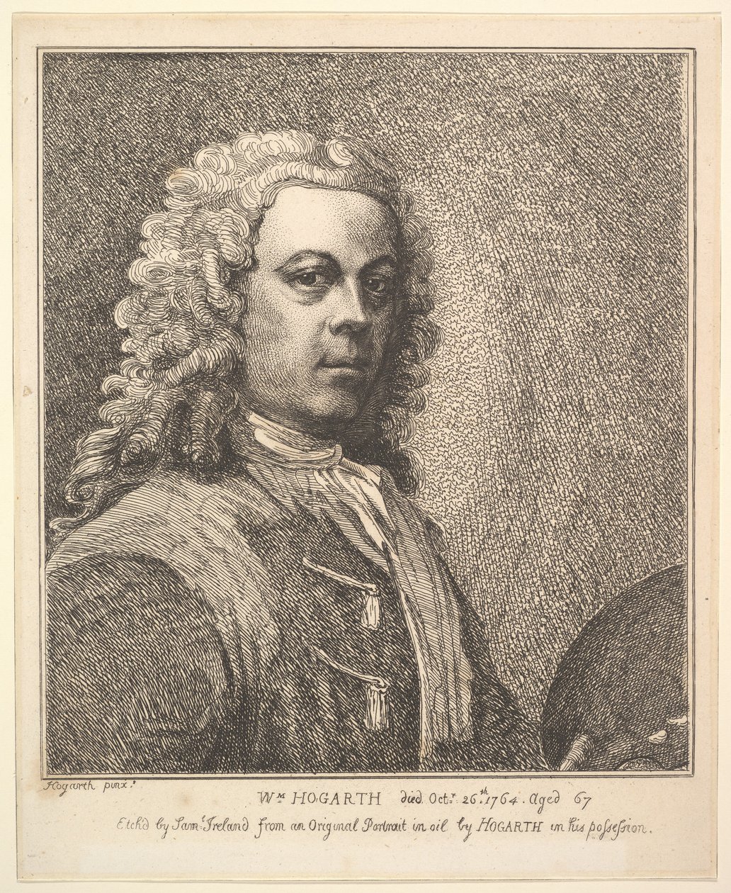 William Hogarth, Self-Portrait by Samuel Ireland