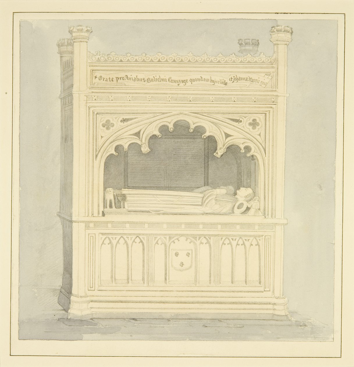 Monument to William Canynges in St Mary Redcliffe by Samuel Jackson