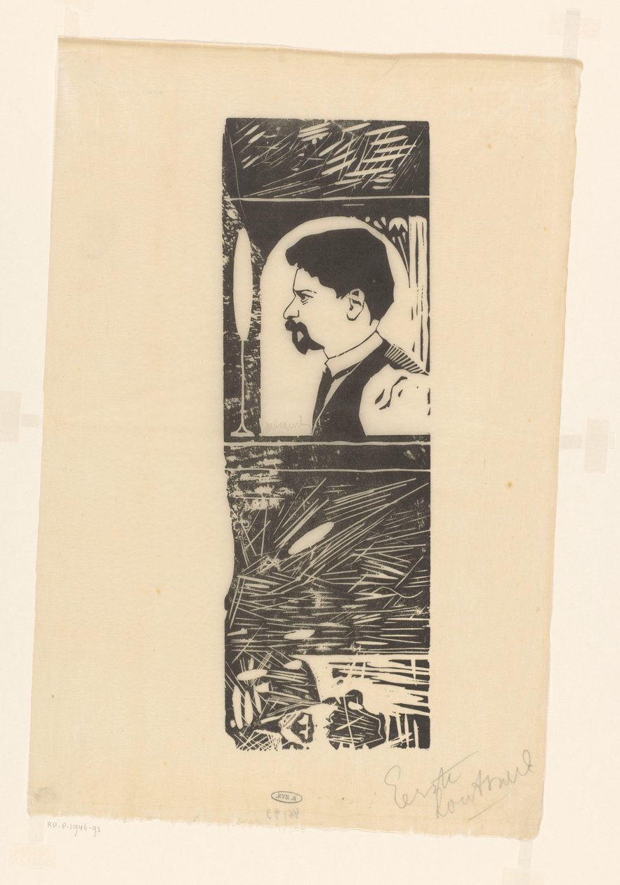 Self-Portrait by Samuel Jessurun de Mesquita (signed by artist)