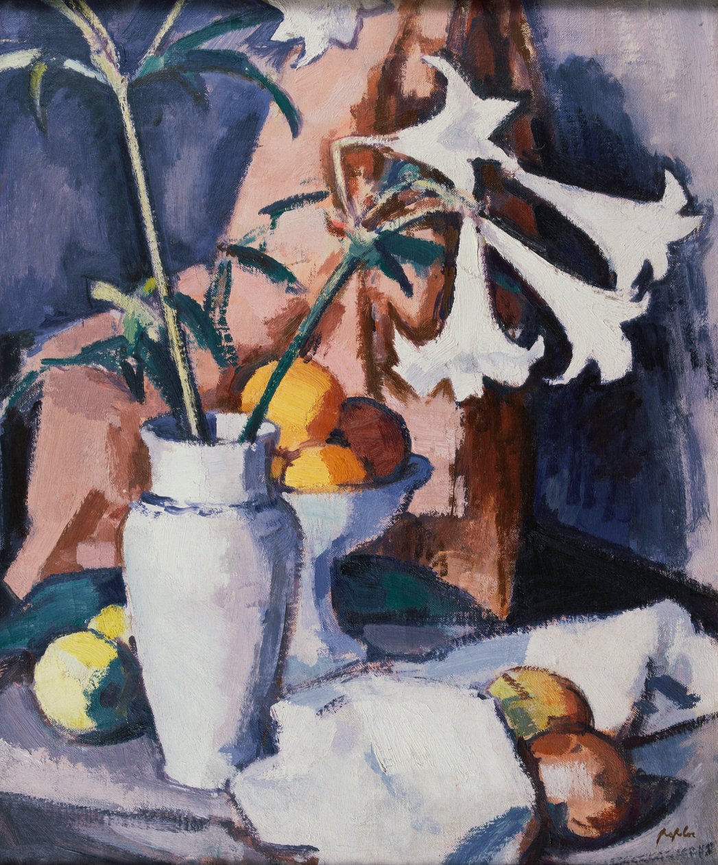 Madonna Lilies by Samuel John Peploe