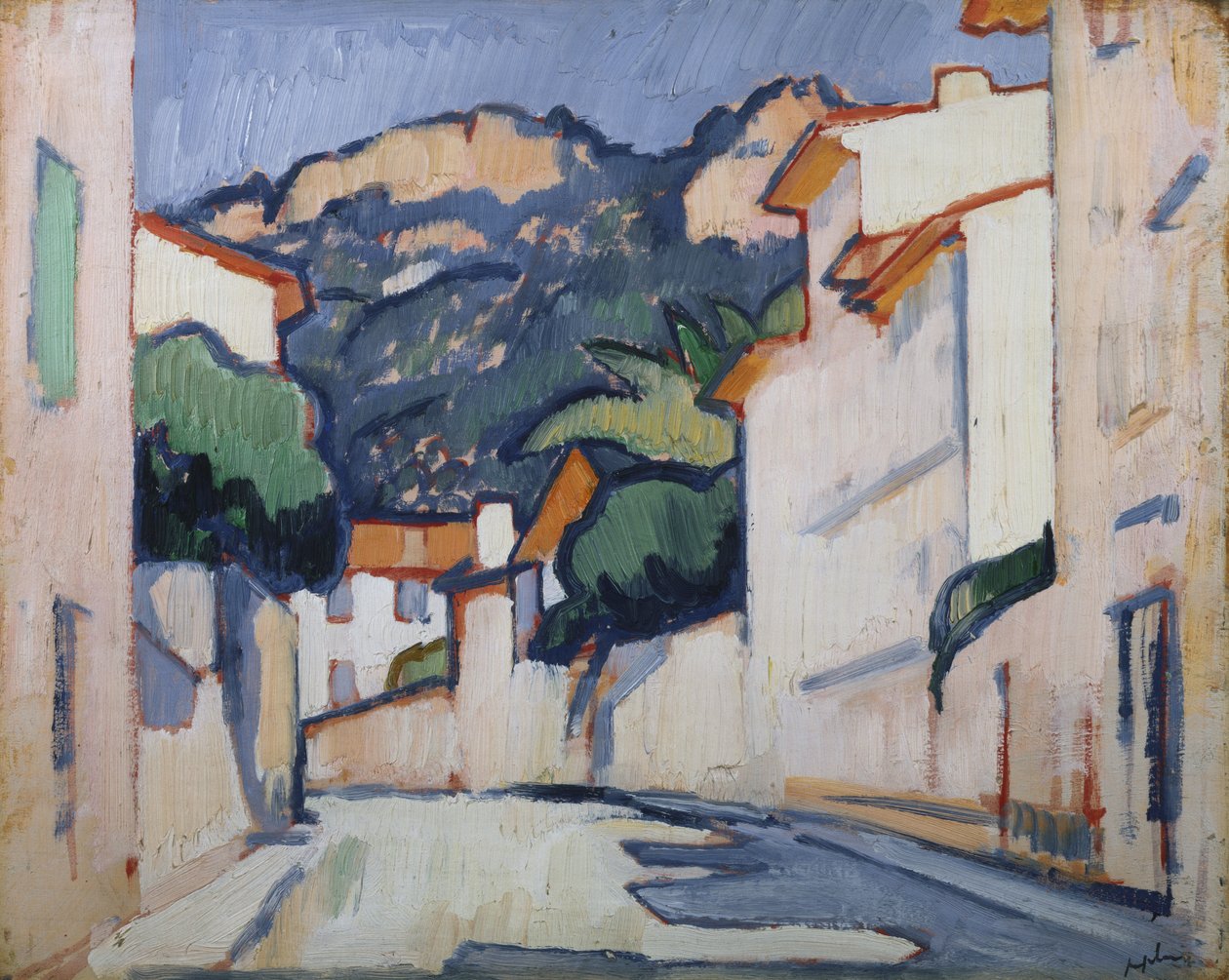 Street Scene, Cassis, c.1913 by Samuel John Peploe