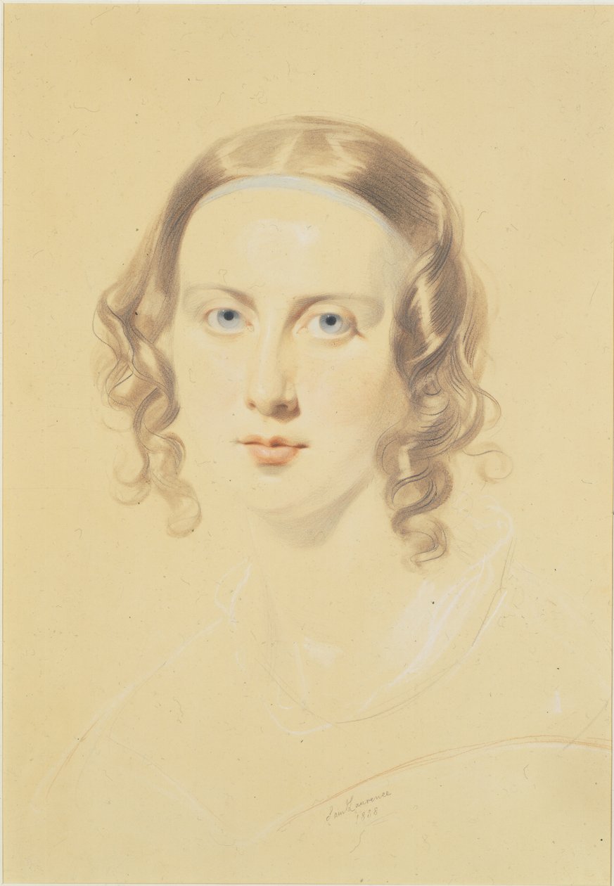 Early Portrait of Catherine Dickens, 1838 by Samuel Laurence