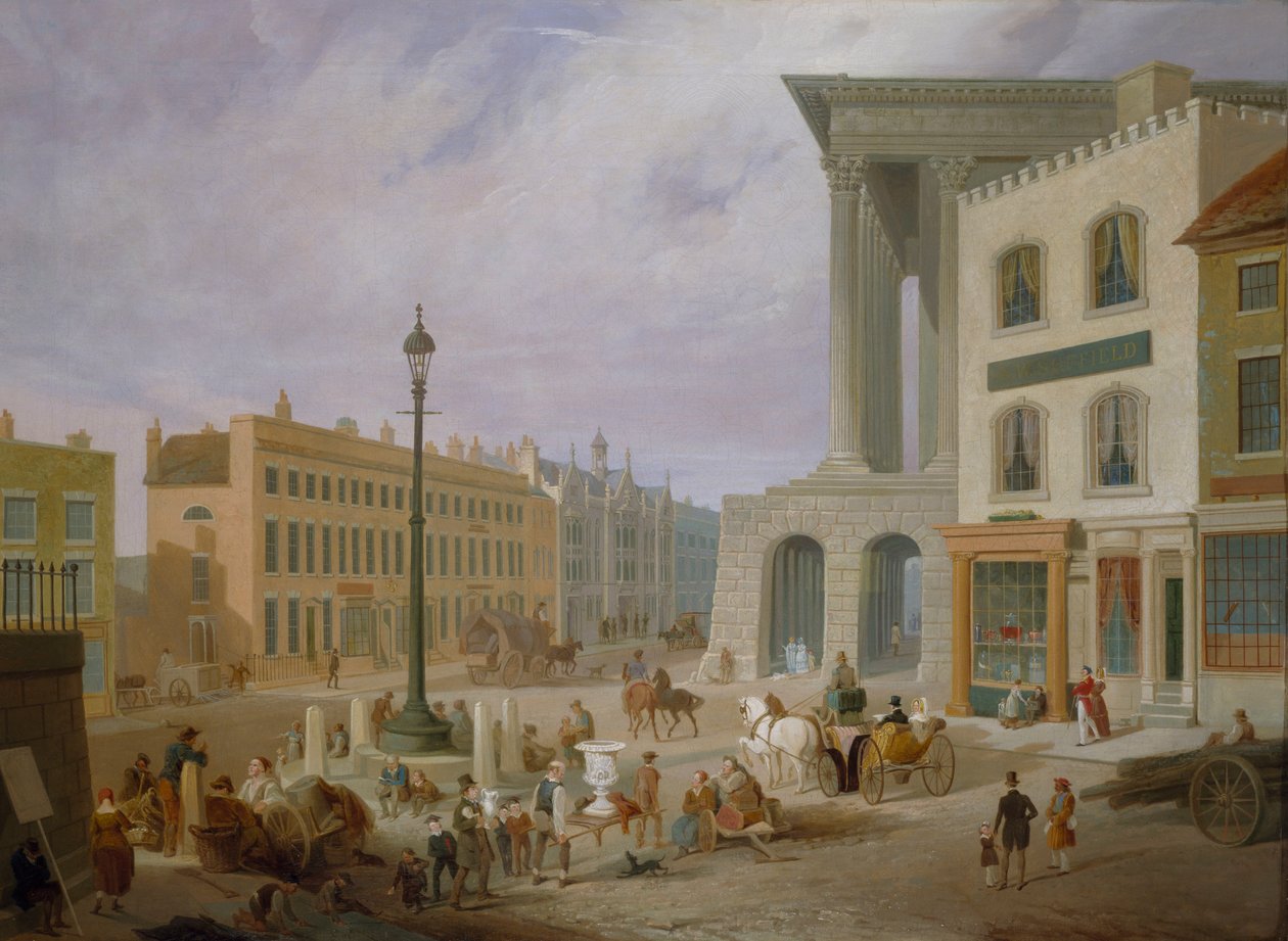 Birmingham Town Hall and Queen