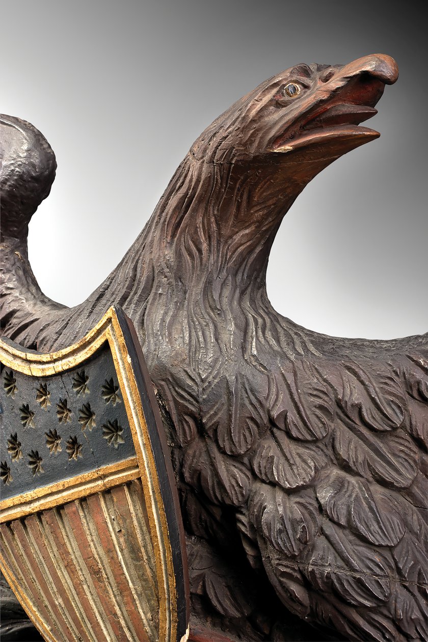 Sign for U.S. Custom House by Samuel McIntire