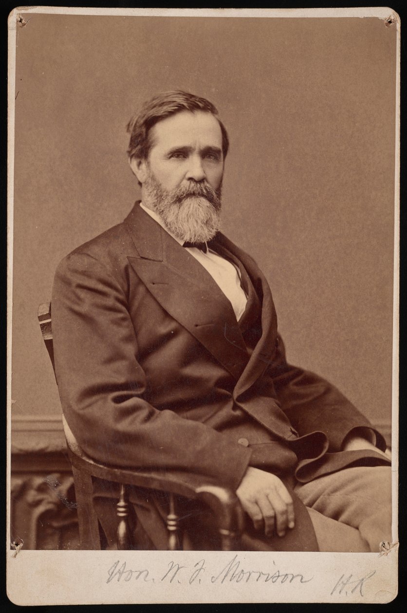 Portrait of Hon. W.F. Morrison, Between 1876 and 1880 by Samuel Montague Fassett