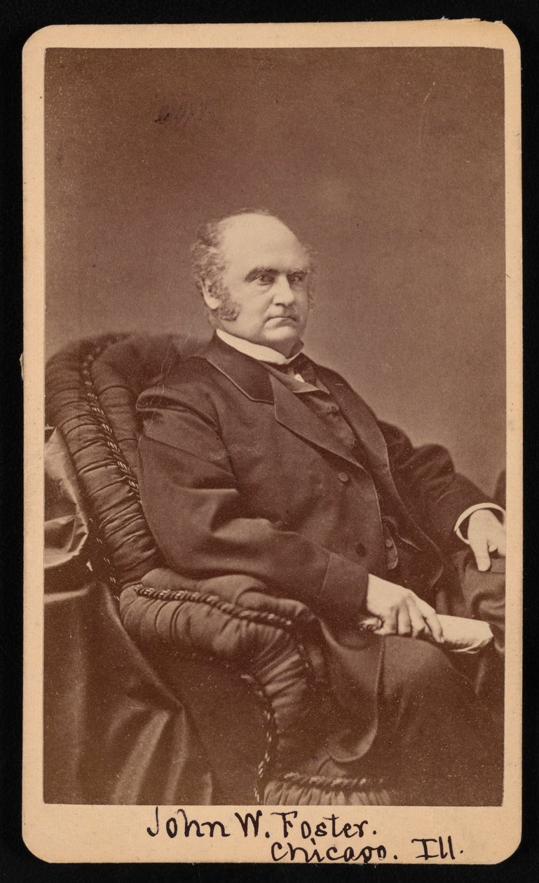 Portrait of John Wells Foster, 1815-1873, Between 1872 and 1873 by Samuel Montague Fassett