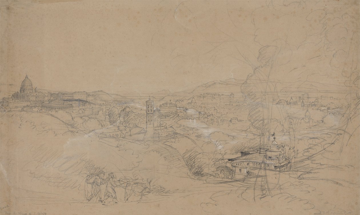 Rome from San Spirito by Samuel Palmer
