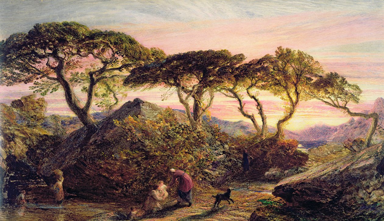Sunset by Samuel Palmer
