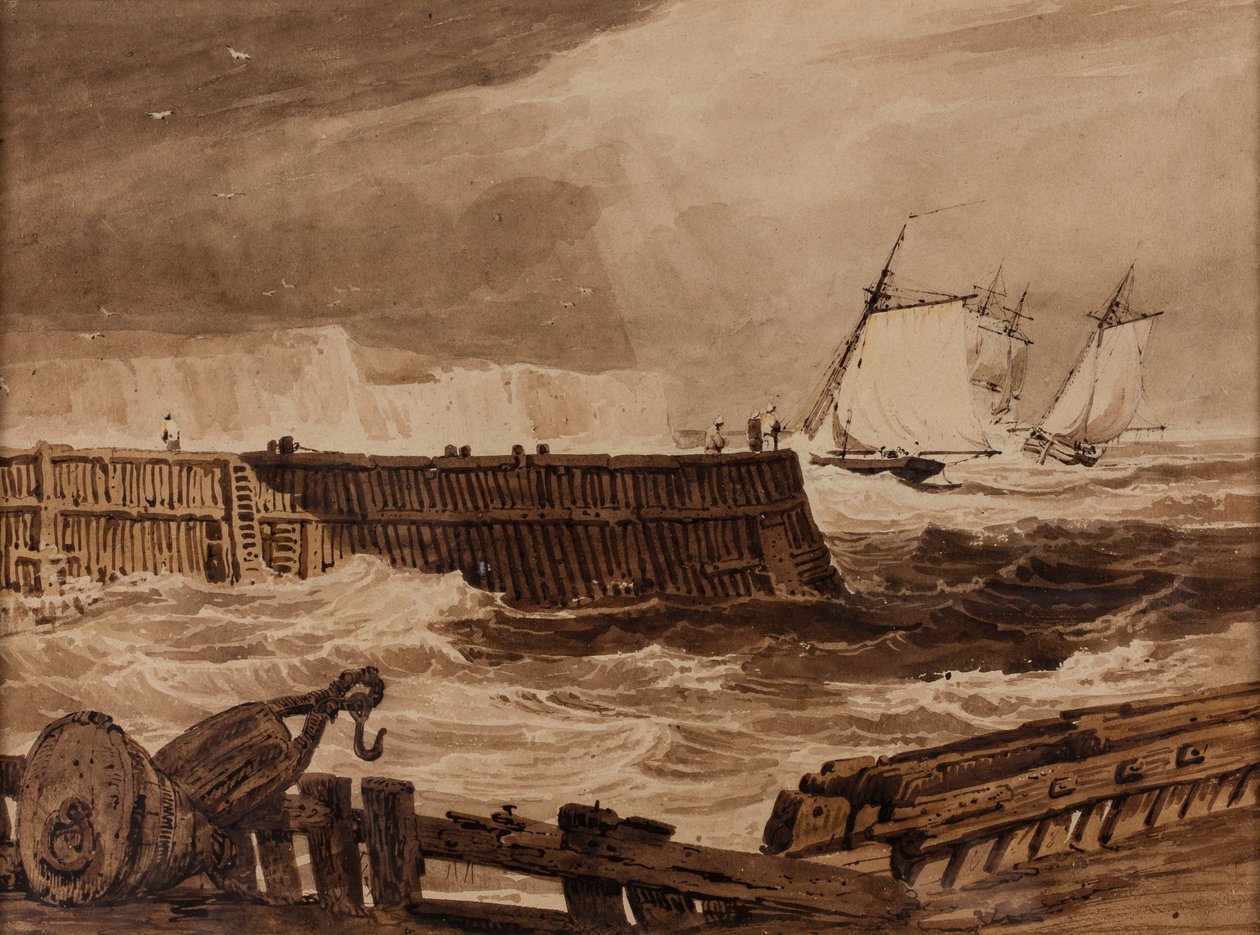 Coast Scene by Samuel Prout