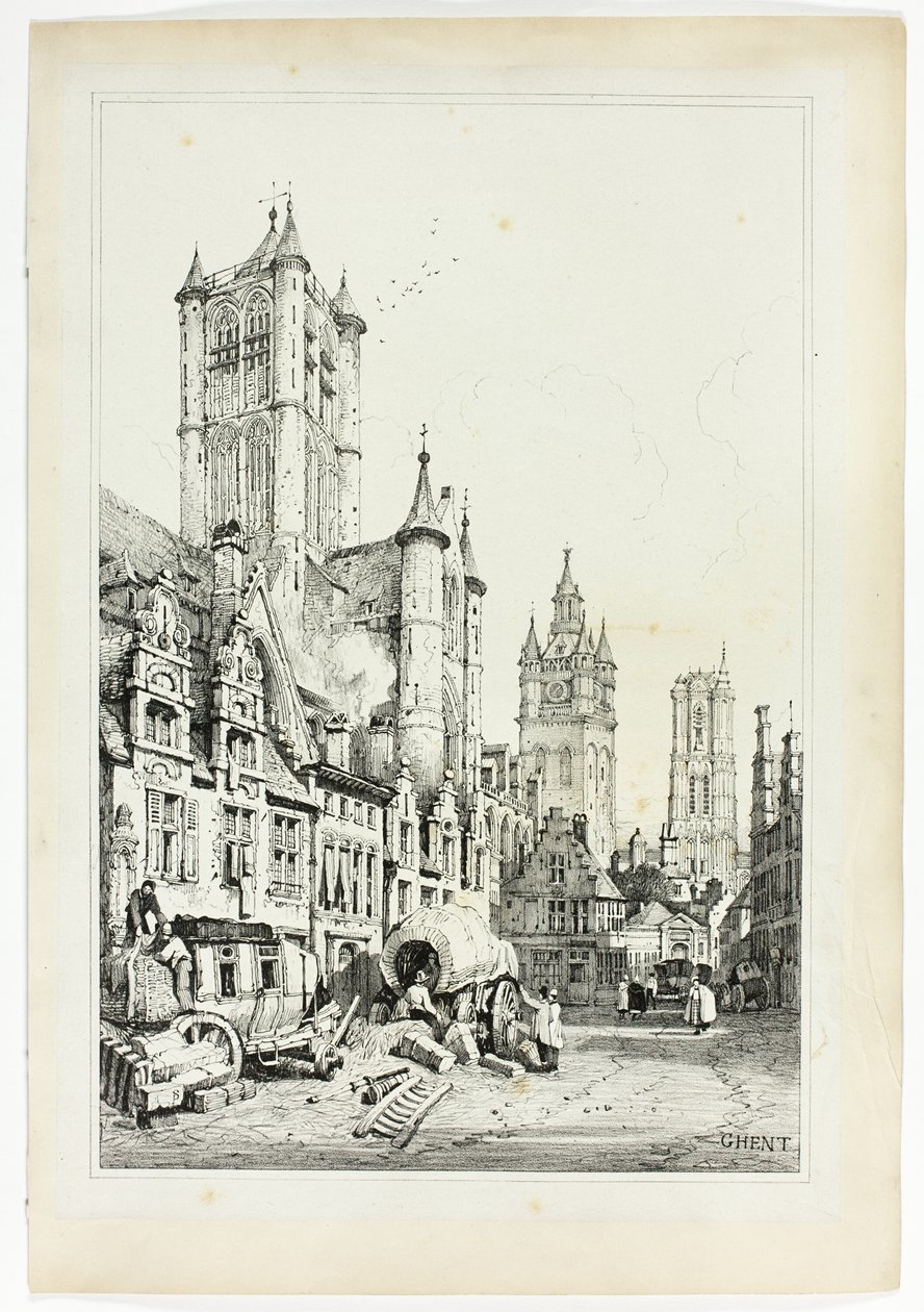 Ghent by Samuel Prout