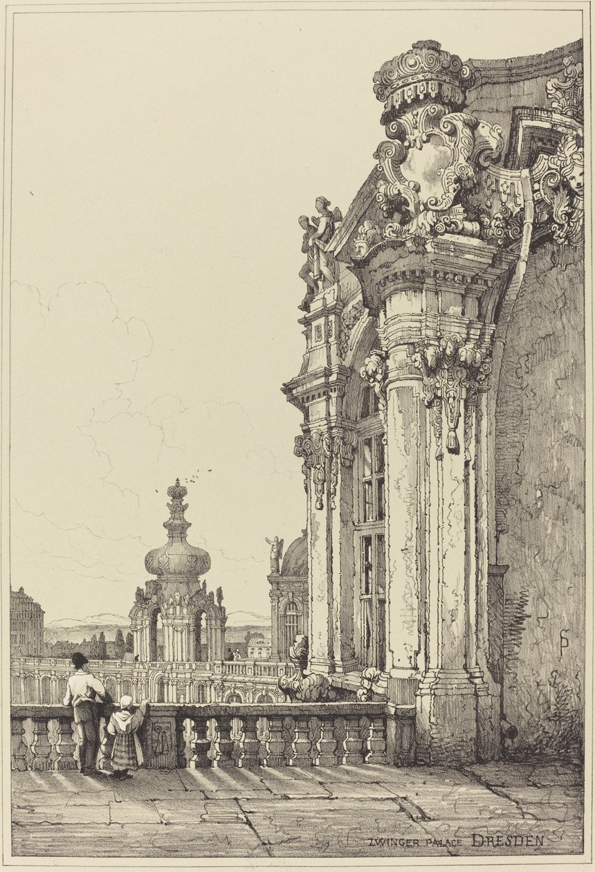 Zwinger Palace, Dresden by Samuel Prout