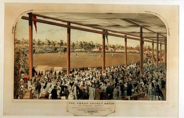 The Grand Cricket Match: All England Eleven versus the Twenty Two of New South Wales by Samuel Thomas Gill