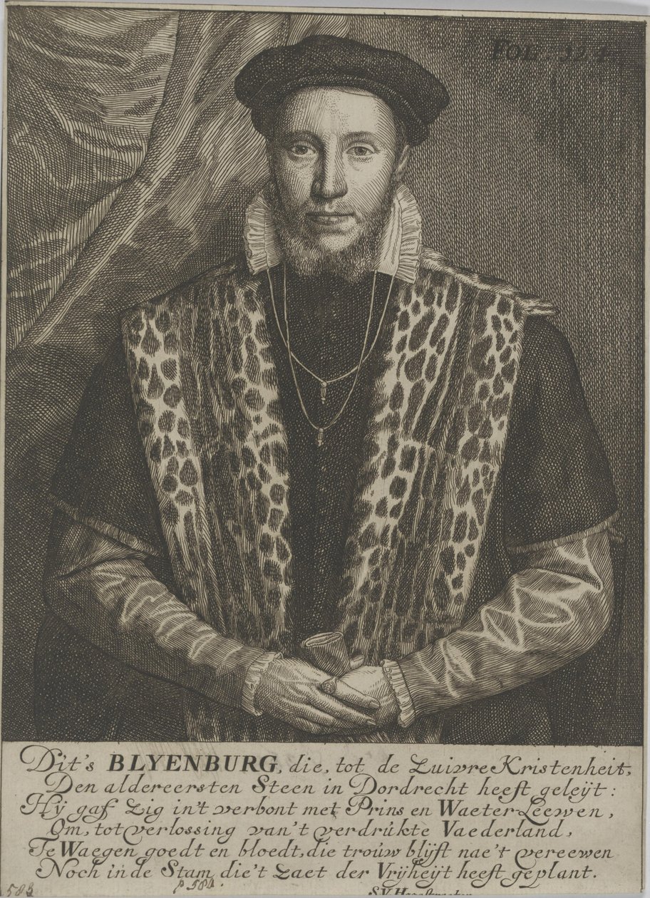 Portrait of Adriaan van Blyenburg, Lord of Schobbeland by Samuel van Hoogstraten