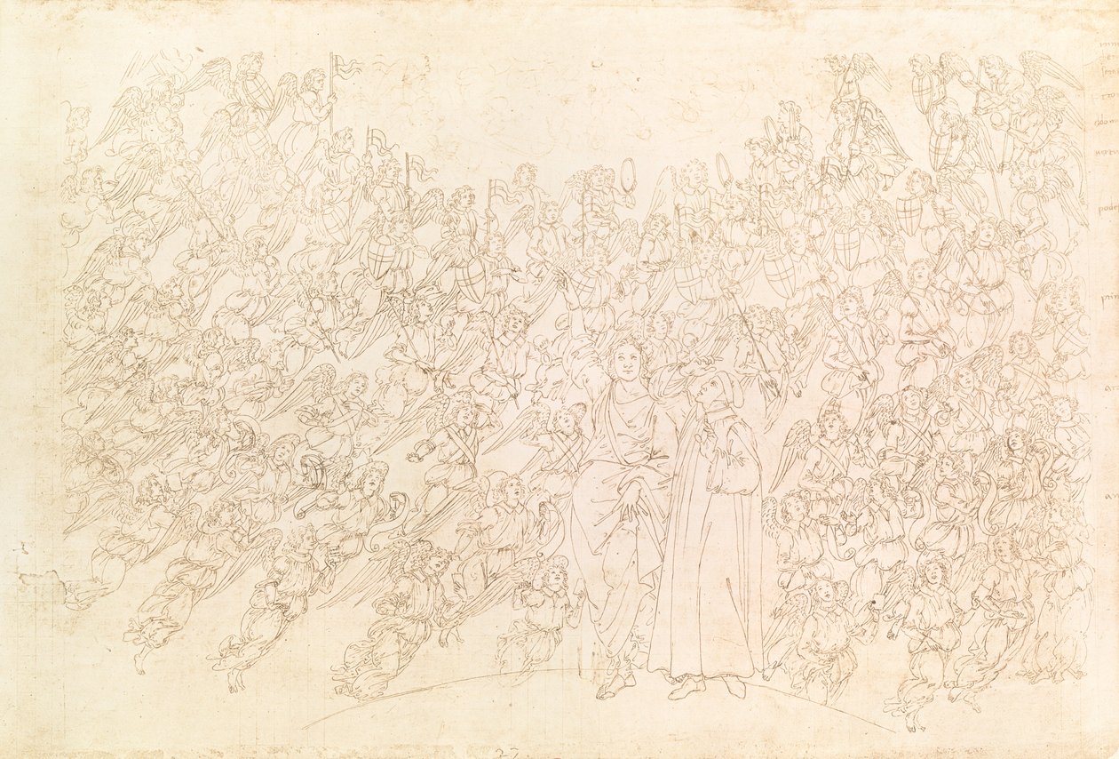 Dante and Beatrice, from Dante