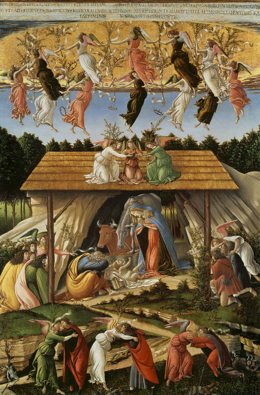 Mystic Nativity by Sandro Botticelli