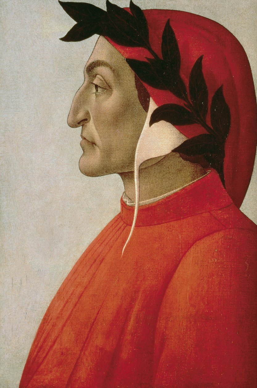 Portrait of Dante by Sandro Botticelli