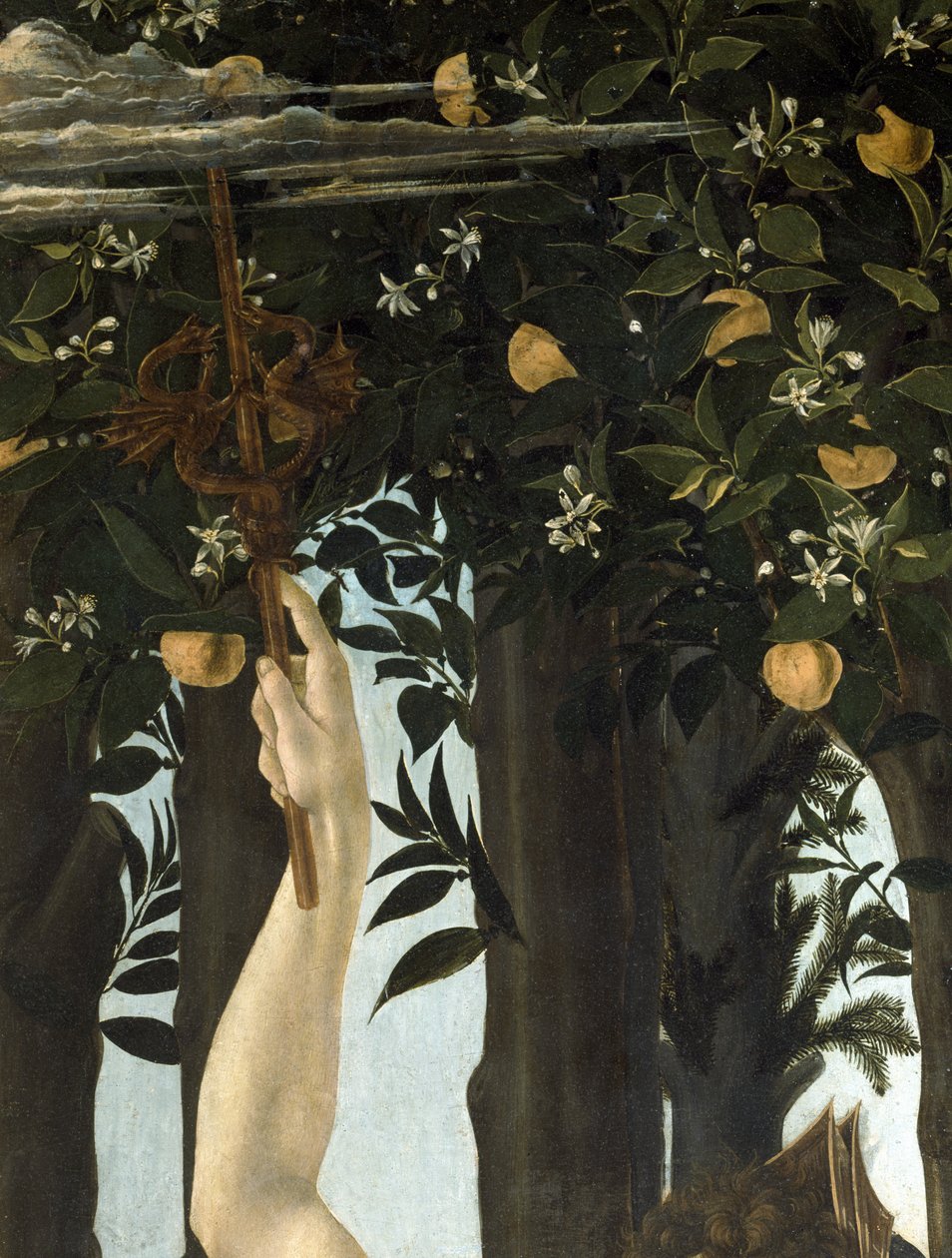 Primavera (detail) by Sandro Botticelli
